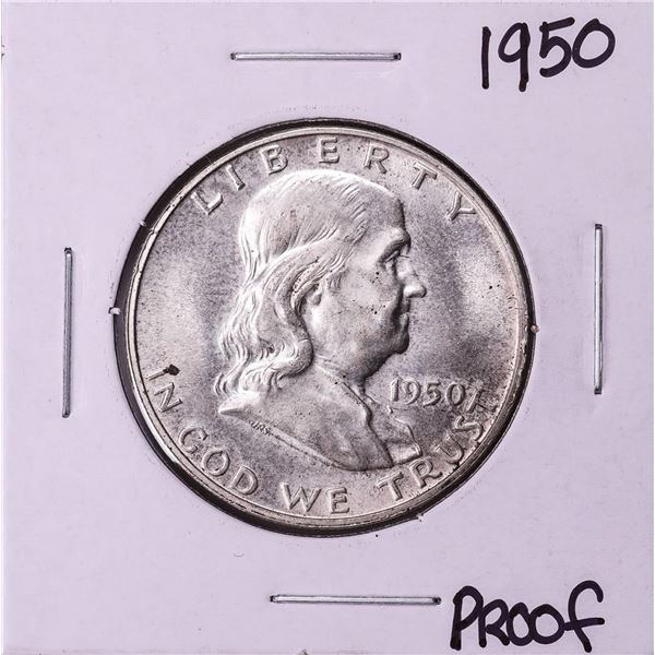1950 Proof Franklin Half Dollar Coin