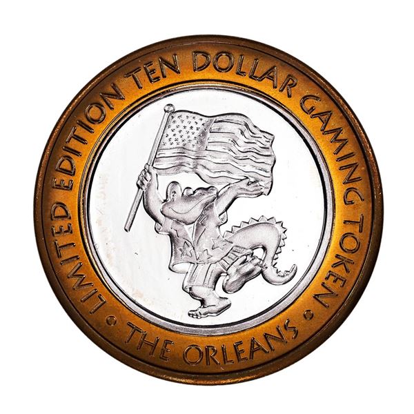 .999 Silver The Orleans Hotel & Casino Las Vegas, NV $10 Limited Edition Gaming Token