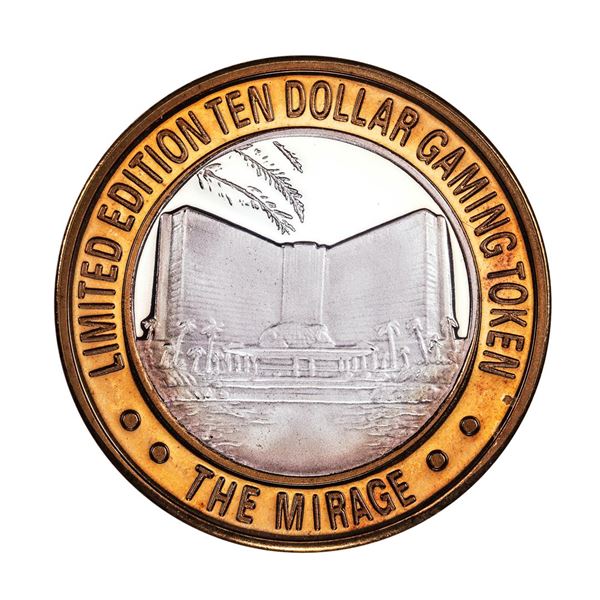 .999 Silver The Mirage Las Vegas, Nevada $10 Casino Limited Edition Gaming Token