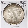 Image 1 : 1922-S $1 Peace Silver Dollar Coin