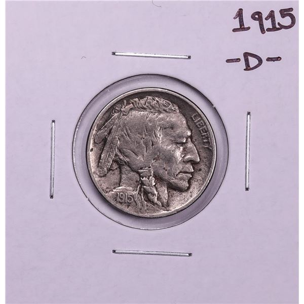 1915-D Buffalo Nickel Coin