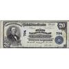 Image 1 : 1902PB $20 First National Bank of Martinsville, IN CH# 794 National Currency Note