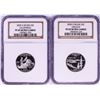 Image 1 : Lot of (2) 2005-S Proof Silver State Quarter Coins NGC PF69 Ultra Cameo