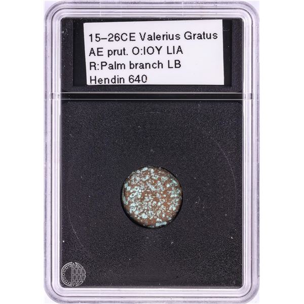 15-26CE Valerius Gratus Ancient Coin