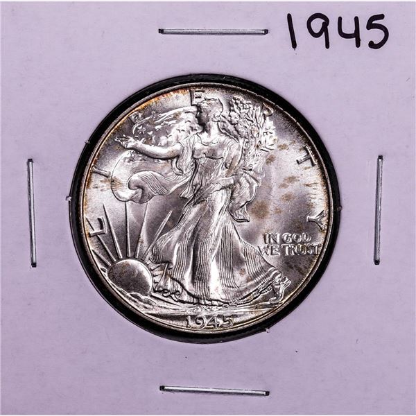 1945 Walking Liberty Half Dollar Coin