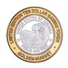 Image 1 : .999 Silver Golden Nugget Las Vegas, Nevada $10 Casino Limited Edition Gaming Token