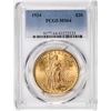 Image 1 : 1924 $20 St. Gaudens Double Eagle Gold Coin PCGS MS64
