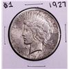 Image 1 : 1927 $1 Peace Silver Dollar Coin