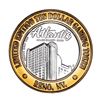 Image 2 : .999 Fine Silver Atlantis Casino & Resort Reno, NV $10 Limited Edition Gaming Token