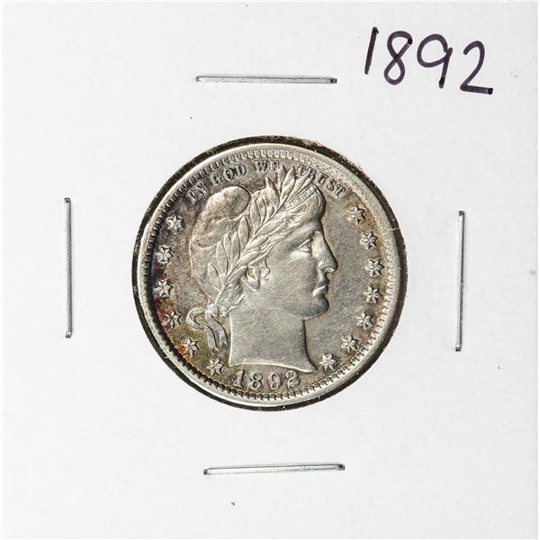 1892 Barber Quarter Coin