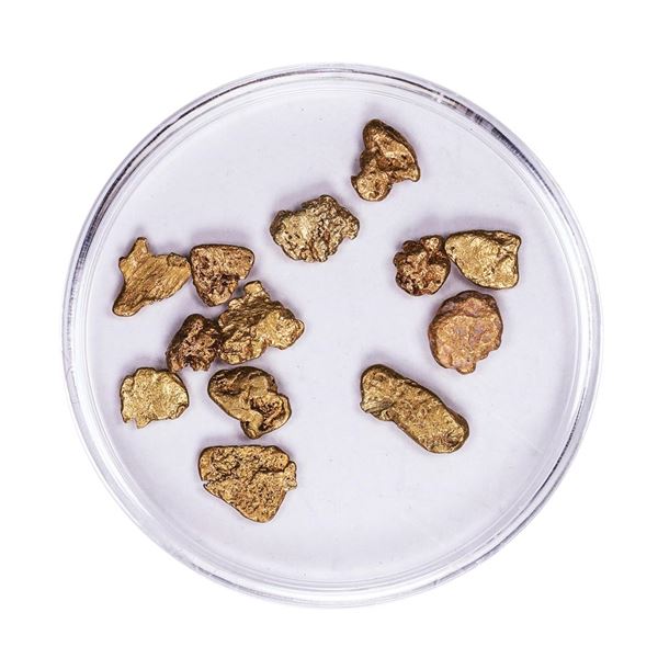Lot of Gold Nuggets 4.53 Grams Total Weight