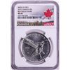 Image 1 : 2015 Canada $5 Red-Tailed Hawk Silver Coin NGC MS69