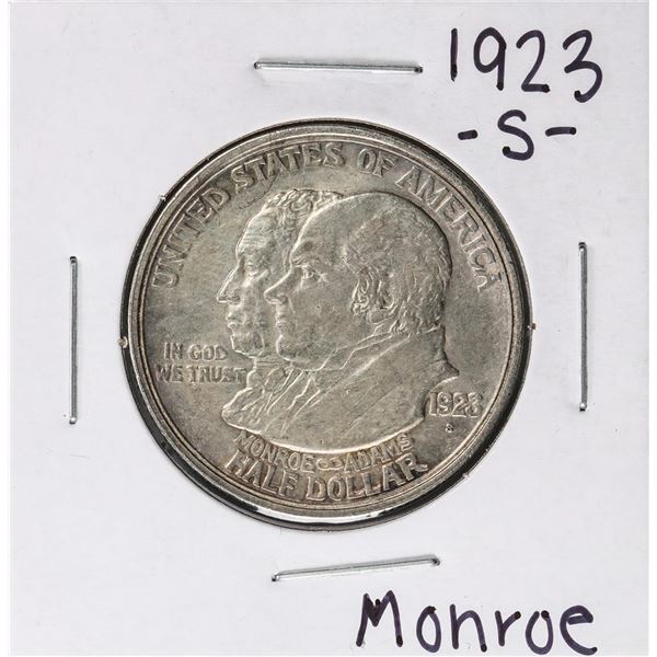 1923-S Monroe Doctrine Centennial Commemorative Half Dollar Coin