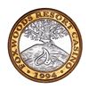 Image 2 : .999 Fine Silver Foxwoods Resort and Casino, CT $10 Casino Limited Edition Gaming Token