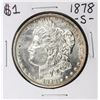 Image 1 : 1878-S $1 Morgan Silver Dollar Coin