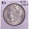 Image 1 : 1878 7/8 TF $1 Morgan Silver Dollar Coin