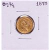 Image 1 : 1873 $2 1/2 Liberty Head Quarter Eagle Gold Coin