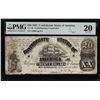 Image 1 : 1861 $20 Confederate States of America Contemporary Counterfeit Note CT-18 PMG VF20