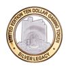 Image 1 : .999 Silver Silver Legacy Reno, Nevada $10 Casino Limited Edition Gaming Token