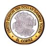 Image 1 : .999 Silver El Cortez Hotel and Casino $10 Limited Edition Gaming Token