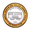 .999 Silver Las Vegas Club $10 Limited Edition Casino Gaming Token