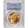 Image 1 : 1904 $20 Liberty Head Double Eagle Gold Coin PCGS MS63