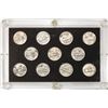 Image 2 : 1942-1945 United States Wartime Silver Nickel Coin Set in Holder - Scratched