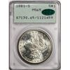 1881-S $1 Morgan Silver Dollar Coin PCGS MS65 CAC Old Green Rattler