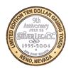 Image 2 : .999 Silver Silver Legacy Reno, Nevada $10 Casino Limited Edition Gaming Token