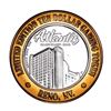 Image 2 : .999 Fine Silver Atlantis Casino & Resort Reno, NV $10 Limited Edition Gaming Token