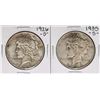 Image 1 : 1926-S & 1935-S $1 Peace Silver Dollar Coins