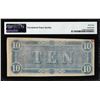 Image 2 : 1864 $10 Confederate States of America Note T-68 PMG Choice Uncirculated 64EPQ