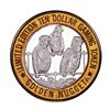 Image 1 : .999 Silver Golden Nugget Laughlin, NV $10 Casino Limited Edition Gaming Token