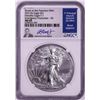 Image 1 : 2021(S) Ty. 1 $1 American Silver Eagle Coin NGC MS69 Jeppson Signed Emergency Release