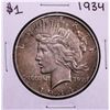 Image 1 : 1934 $1 Peace Silver Dollar Coin