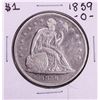 Image 1 : 1859-O $1 Seated Liberty Silver Dollar Coin