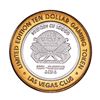 Image 1 : .999 Silver Las Vegas Club $10 Limited Edition Casino Gaming Token