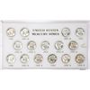 Image 1 : 1941-1945 United States Mercury Dime Mint Set  in Capital Plastic Holder