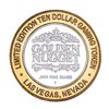 Image 2 : .999 Silver Golden Nugget Las Vegas, Nevada $10 Casino Limited Edition Gaming Token