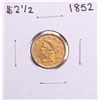 1852 $2 1/2 Liberty Head Quarter Eagle Gold Coin