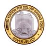 Image 1 : .999 Silver Silver Legacy Reno, Nevada $10 Casino Limited Edition Gaming Token