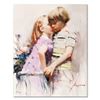 Image 1 : Pino (1939-2010) "The Kiss" Limited Edition Giclee On Canvas