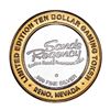 Image 2 : .999 Silver Sands Regency Reno, Nevada $10 Casino Limited Edition Gaming Token
