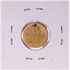 Image 2 : 1861 $2 1/2 Liberty Head Quarter Eagle Gold Love Token Coin "WE | EW" Holed