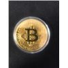 Image 1 : 24 KT GOLD PLATED BIT COIN