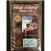 Image 1 : PEARL HARBOUR TRIBUTE COIN AND STAMP SET