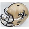 Image 3 : Alvin Kamara Autographed New Orleans Saints Full Size Speed Replica Helmet "2017 NFL ROY" (Beckett)