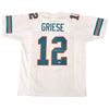 Image 2 : Miami Dolphins Bob Griese Autographed White Jersey (Beckett)