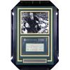 Image 1 : Vince Lombardi Autographed Framed 8x10 Photo With Check Green Bay Packers (Beckett)