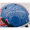 Image 2 : Eli Manning Autographed Ole Miss Rebels Light Blue Schutt Full Size Replica Helmet (Fanatics Holo)